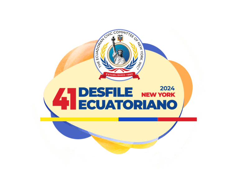 Logo del 41 desfile Ecuatoriano en la ciudad de New York